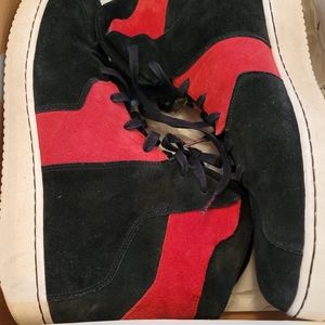 RUSSELL WESTBROOK WHY NOT BLACK RED SUEDE MENS 14